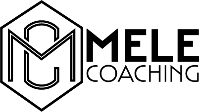 Company logo for Mele Coaching - an "M" and "C" overlapping inside a hexagon.